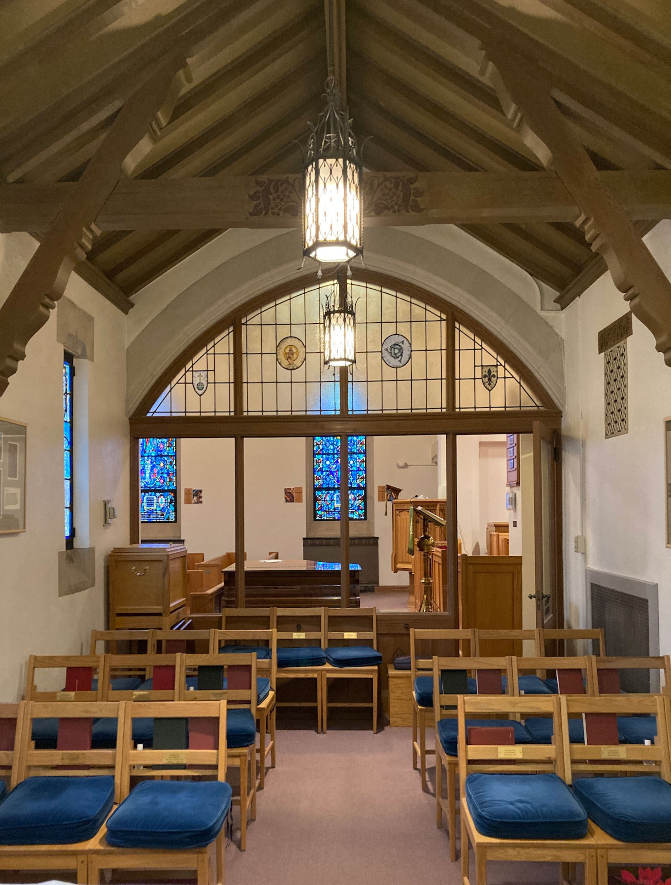 Interior of the Chapel of St. Michael and All Angels