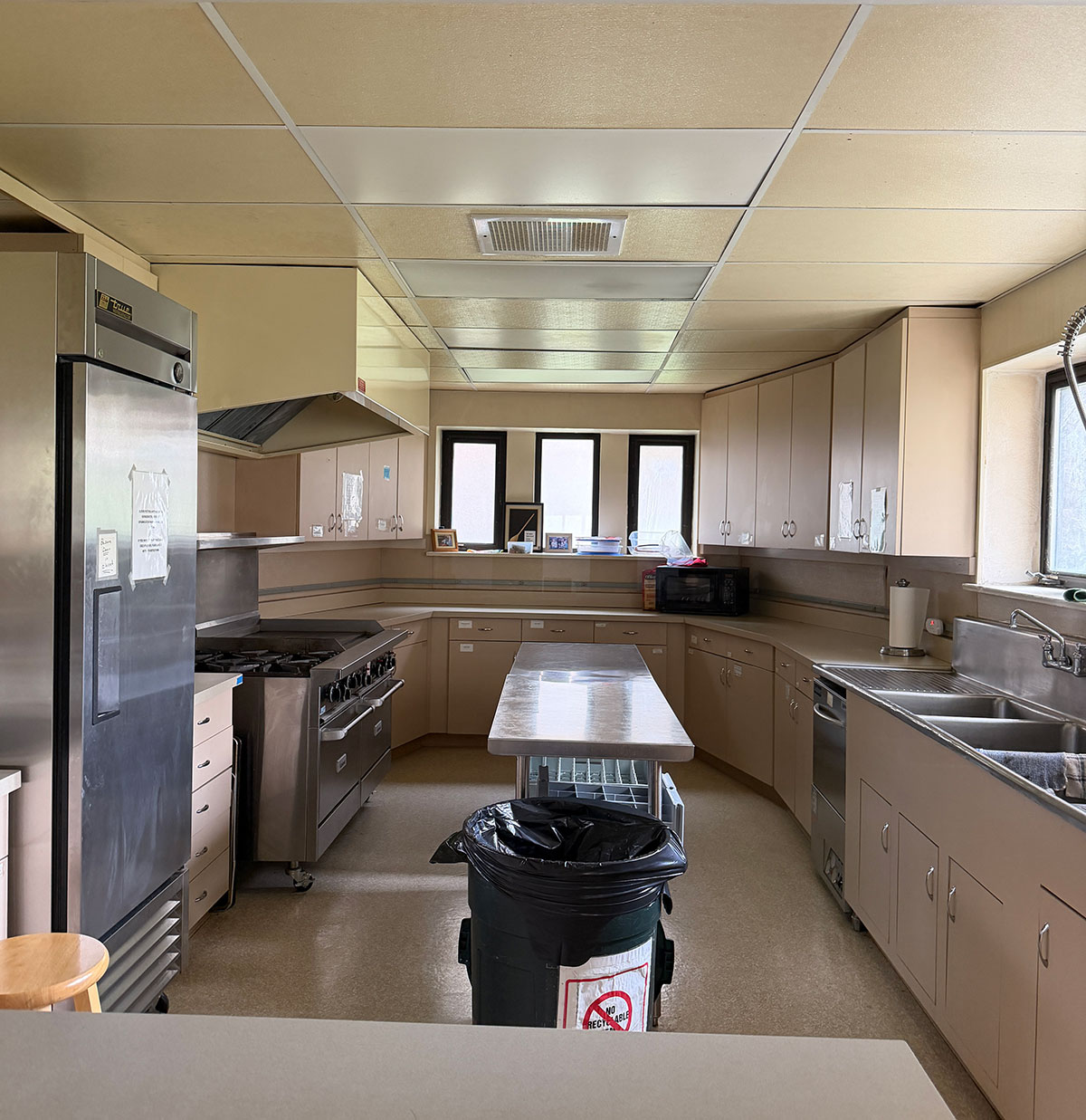 Kitchen off of the Undercroft